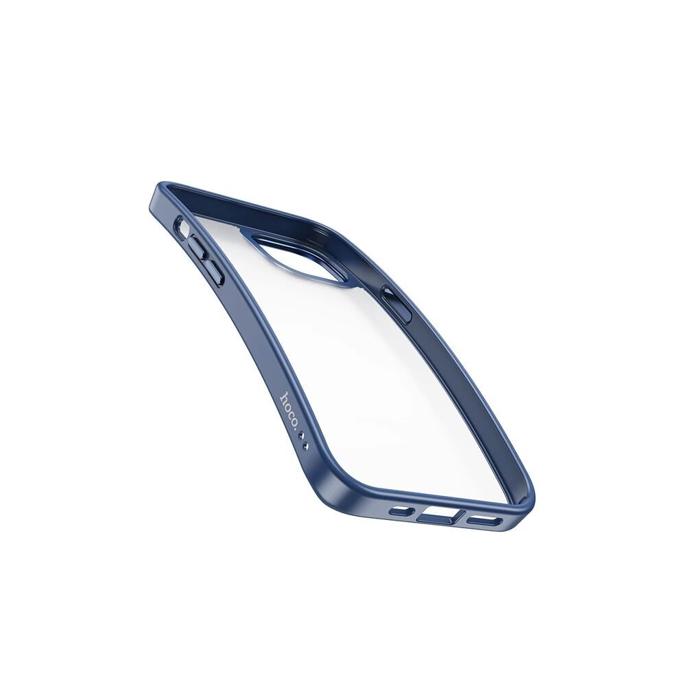 Hoco iPhone 14 Golden Shield Frosted Silikon Telefon Kılıfı
