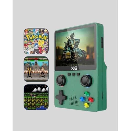 Retro Taşınabilir Konsol 3.5 IPS Ekran Ergonomik Çift LR Kontrollü