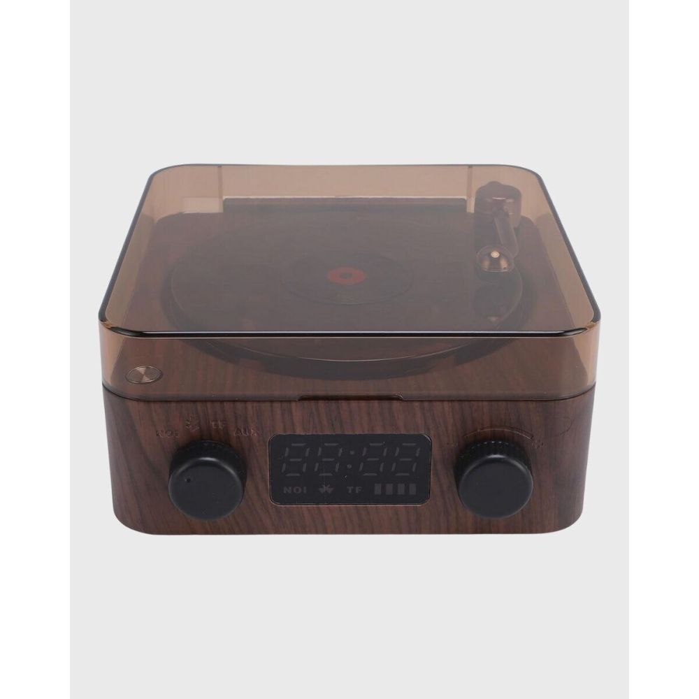 Bluetooth Hoparlörlü Gece Lambası Dijital Saat ve Ambiyans Işığı Çok A