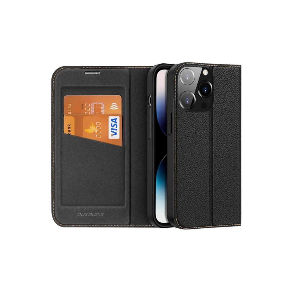 Dux Ducis iPhone 14 Pro 6.1 Kılıf Skin X2 Series PU Deri Manyetik Kapa
