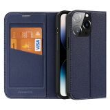 Dux Ducis iPhone 14 Pro 6.1 Kılıf Skin X2 Series PU Deri Manyetik Kapa