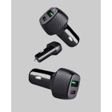 38W Araç Şarj Cihazı Type-C PD USB Hızlı Şarj Çift Port