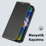 Dux Ducis iPhone 14 Pro 6.1 Kılıf Skin X2 Series PU Deri Manyetik Kapa