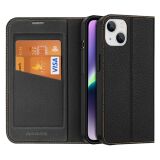 Dux Ducis iPhone 14 Plus 6.7 Kılıf Skin X PU Deri Manyetik Kapaklı Kıl