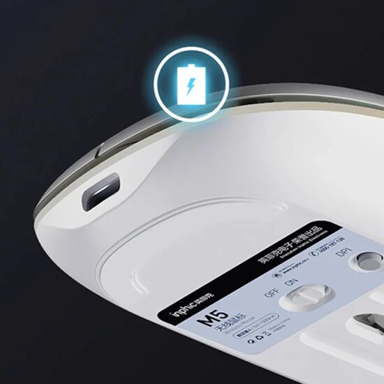 İNPHİC M5 Kablosuz Fare Şarj Edilebilir Sessiz Kullanım 2.4G Işıklı US