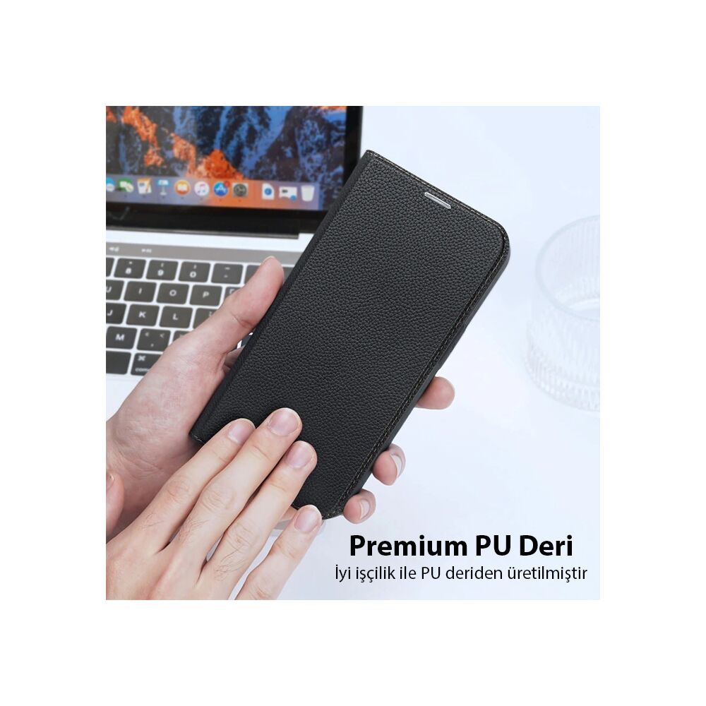 Dux Ducis iPhone 14 Plus 6.7 Kılıf Skin X PU Deri Manyetik Kapaklı Kıl
