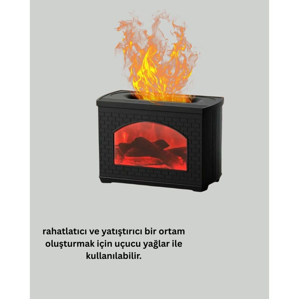 Aromaterapi Uyumlu Ultrasonik Oda Nemlendirici Ayarlanabilir Sis Çıkış
