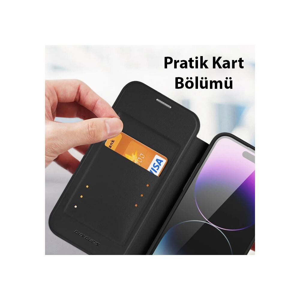 Dux Ducis iPhone 14 Pro 6.1 Kılıf Skin X Pro Series MagSafe Kapaklı Kı