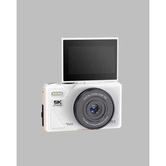 5K 75MP Dijital Kamera WiFi Aktarımlı Otofokus ve 18x Dijital Zoom