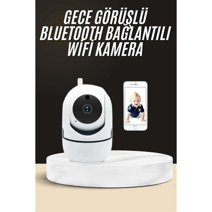 Akıllı Güvenlik Kamerası HD Görüntü Kalitesi Hareket Algılama Wifi Kam
