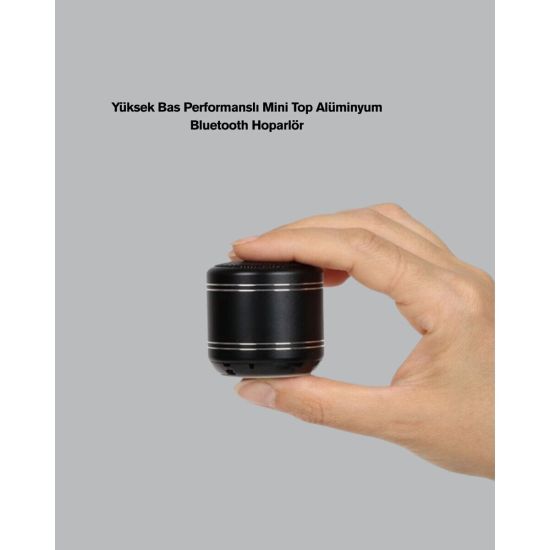 Taşınabilir Silindir Tasarım Bluetooth 5.0 Hoparlör Yüksek Bas Perform