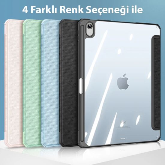 Dux Ducis iPad 10.2 2022 Kılıf Toby Series Kalem Yerli Manyetik Kapakl