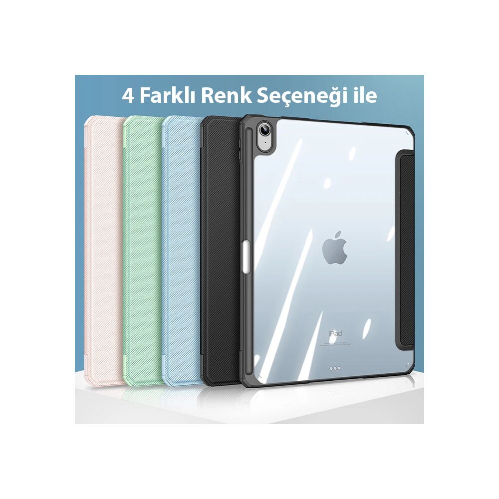 Dux Ducis iPad 10.2 2022 Kılıf Toby Series Kalem Yerli Manyetik Kapakl