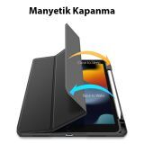 Dux Ducis iPad 10.2 2022 Kılıf Toby Series Kalem Yerli Manyetik Kapakl