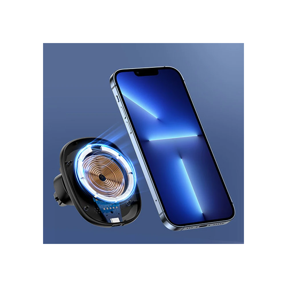 Duzzona V1 15W Manyetik Kablosuz Wireless Hızlı Şarjlı Araç İçi Telefo