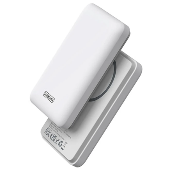 Duzzona W4 20W 5000mAh Magsafe Uyumlu Taşınabilir Kablosuz Hızlı Şarjl
