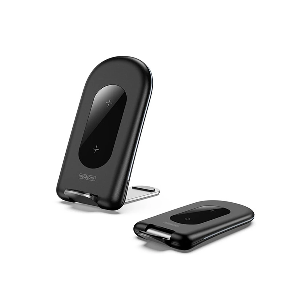 Duzzona W2 Katlanır Standlı 15W Hızlı Şarj Wireless Kablosuz Şarj Ciha
