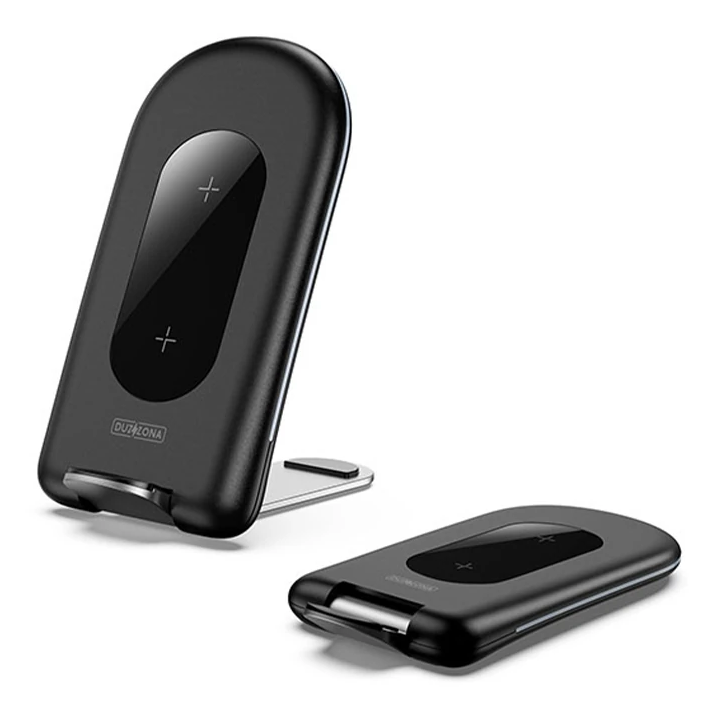 Duzzona W2 Katlanır Standlı 15W Hızlı Şarj Wireless Kablosuz Şarj Ciha
