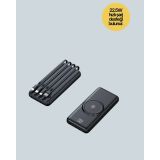 10000mAh Kablosuz ve Hızlı Şarj Destekli Powerbank – Taşınabilir Şarj 