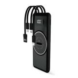Wireless Powerbank 10000 Mah LED Ekranlı Dahili Kablolu Hızlı Şarj