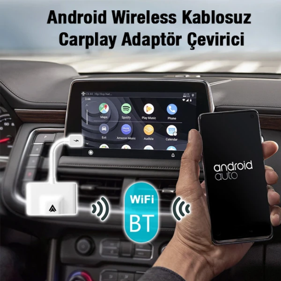 Ally Usb+Type-C Android Kablosuz Carplay Adaptör Çevirici - Youtube Ne