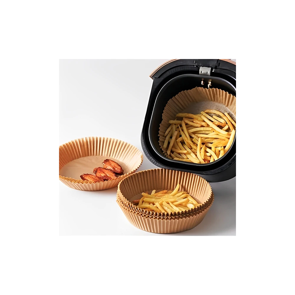 Ally 50 Adet Tek Kullanımlık Yapışmaz Airfryer Pişirme Kağıdı