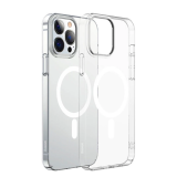 Baseus Crystal iPhone 13 Pro Magsafe Silikon Kılıf + Tempered Ekran Ko