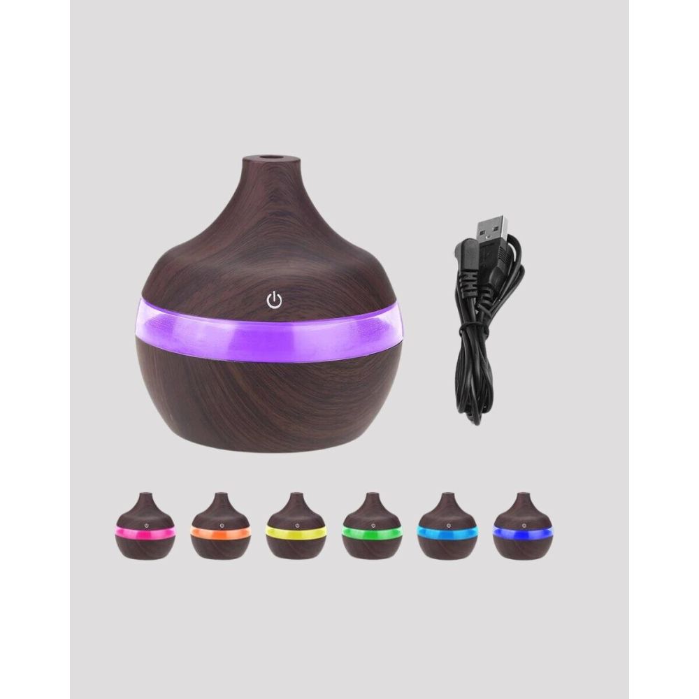 7 Renk LED Işıklı Ultrasonik Aroma Difüzör 300 ml