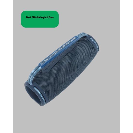 IPX5 Su Geçirmez Taşınabilir Bluetooth Hoparlör Renkli Işıklı
