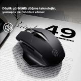 İNPHİC PM6 Kablosuz Fare Şarj Edilebilir Sessiz Kullanım 2.4G 500 mAh 