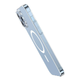 Baseus Crystal iPhone 13 Pro Max 6.7 Magsafe Silikon Kılıf + Tempered 