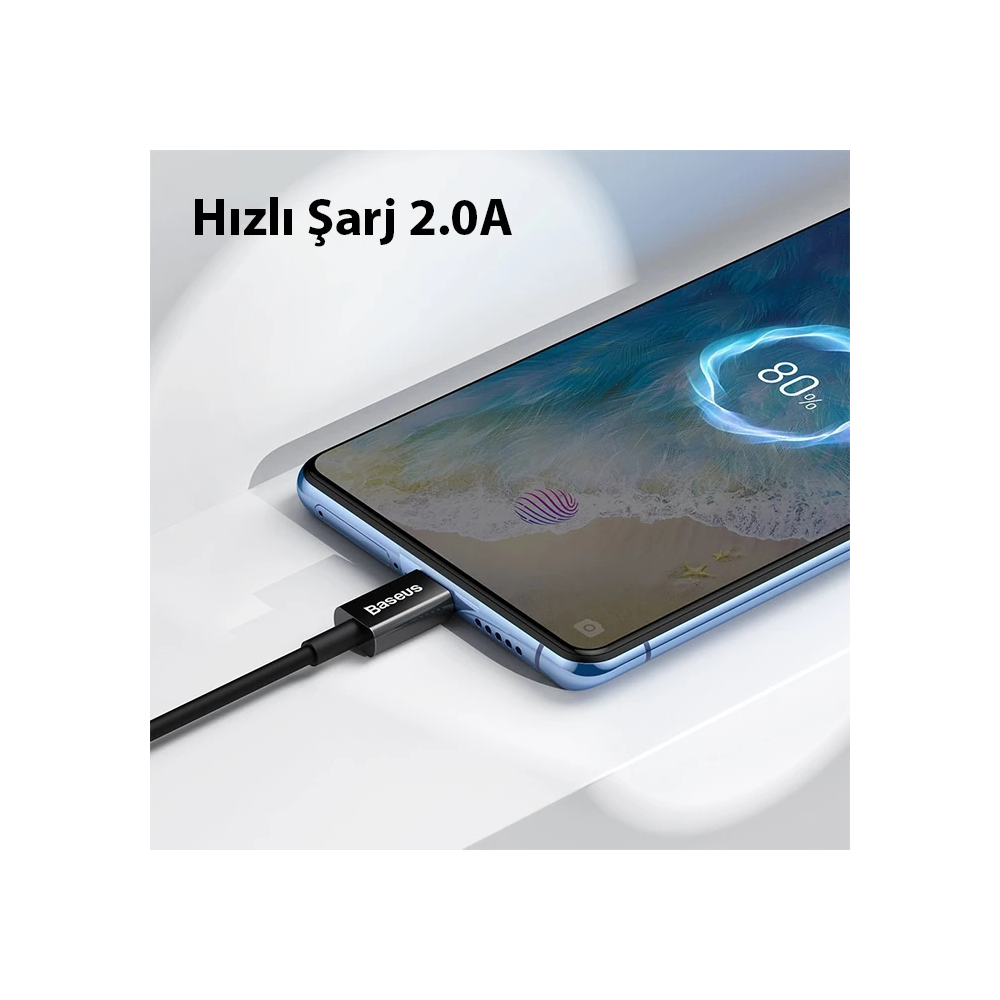 Baseus Superior Series USB to Mikro Hızlı Şarj ve Data Kablosu 2A 1m