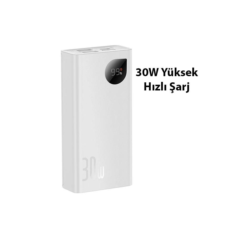 Baseus Adaman2 Digital Display 10000mAh 30W Powerbank Taşınabilir Şarj