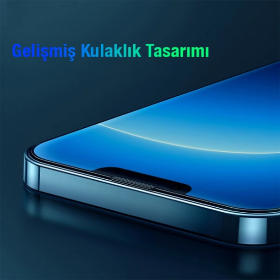 Baseus iPhone 14 Plus/13 Pro Max 6.7 0.3mm Full Koruma Tempered Cam Ek