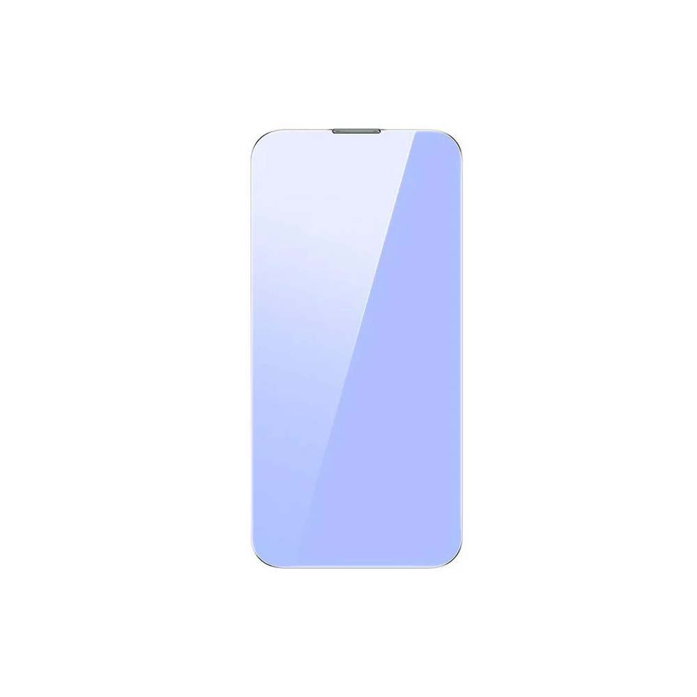 Baseus Crystal 0.3mm Anti-Blue iPhone 14 Pro Full Tempered Ekran Koruy