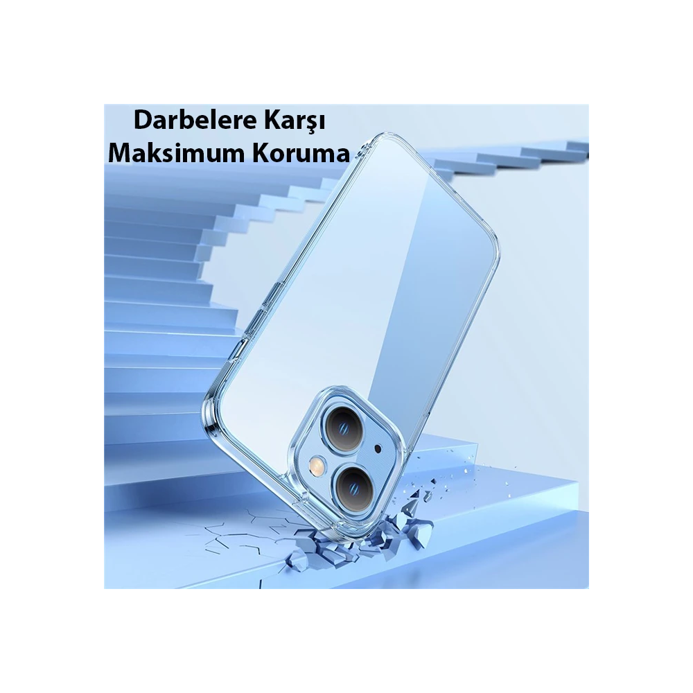Baseus SuperCeramic Series iPhone 14 Plus 6.7 Koruyucu Cam Kılıf+Full 