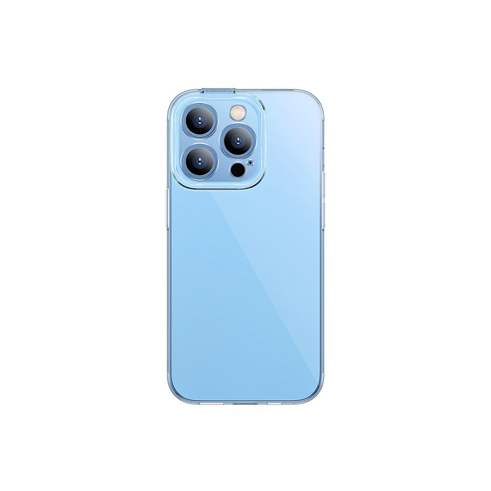 Baseus Simple Case iPhone 14 Pro 6.1 Kamera Korumalı İnce Silikon Şeff