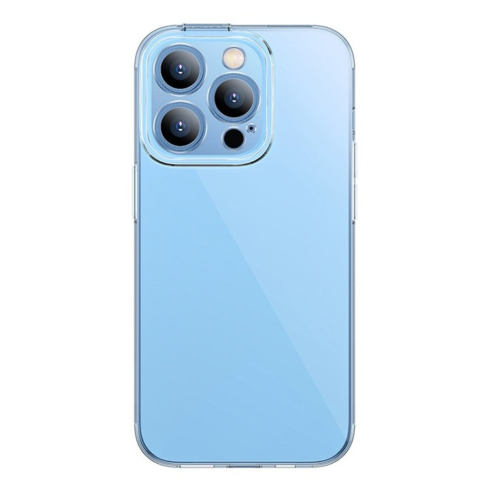 Baseus Simple Case iPhone 14 Pro 6.1 Kamera Korumalı İnce Silikon Şeff