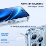 Baseus Simple Case iPhone 14 Pro 6.1 Kamera Korumalı İnce Silikon Şeff