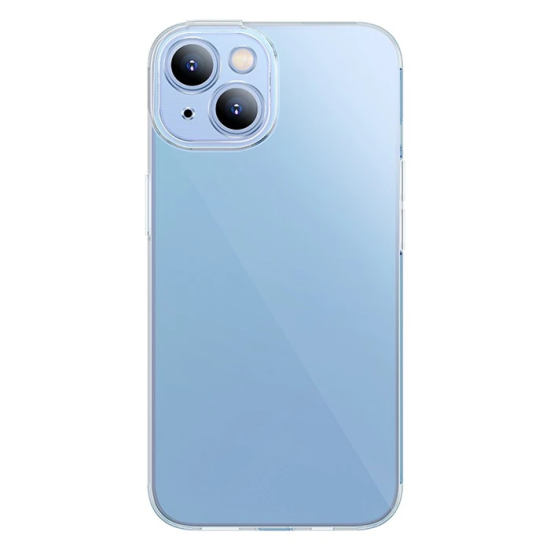 Baseus Simple Case iPhone 14 6.1 Kamera Korumalı İnce Silikon Şeffaf K