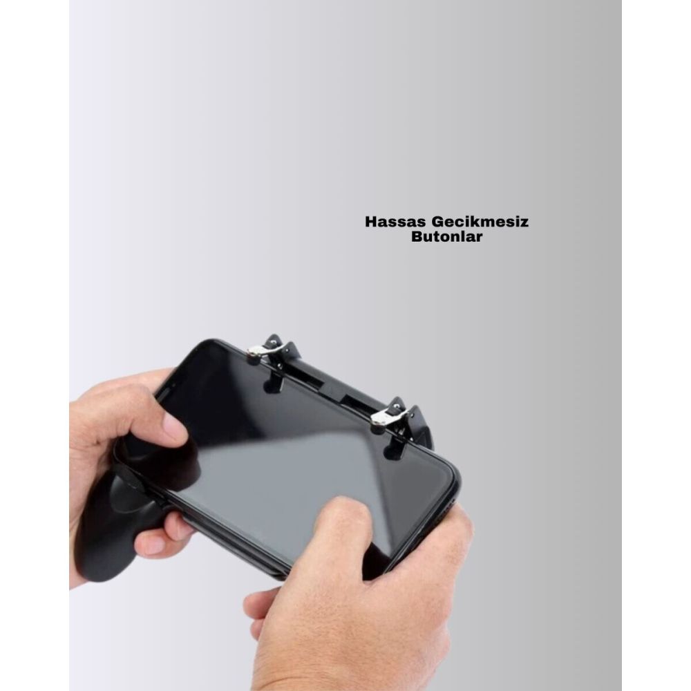 PUBG Mobile Uyumlu Joystick ve Parmak Tetikli Oyun Gamepadi