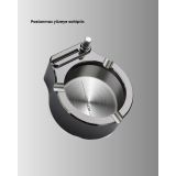 Yuvarlak Çakmaklı Küllük Dayanıklı Metal Yapı