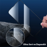 Ally iPhone 14 6.1 Full Glue-Tempered Cam Ekran Koruyucu