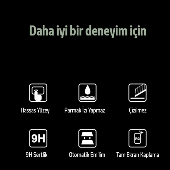 Ally iPhone 14 6.1 Full Glue-Tempered Cam Ekran Koruyucu