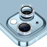 ALLY iPhone 14-14 Plus Diamond Taş İşlemeli Alüminyum Alaşımlı Kamera 