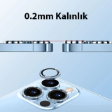 ALLY iPhone 14 Pro-14 Pro Max Diamond Taş İşlemeli Alüminyum Alaşımlı 