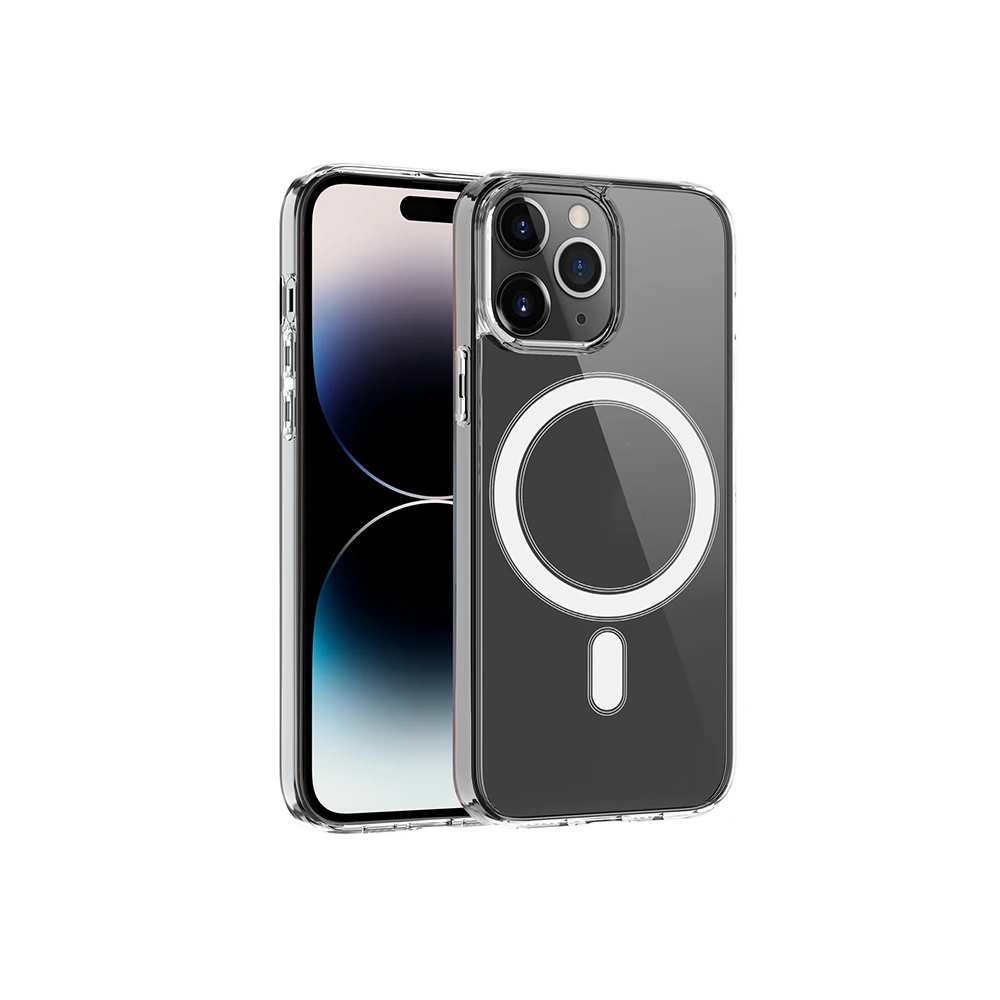 ALLY iPhone 14 Pro 6.1inç Magsafe Uyumlu Manyetik Sert Silikon Kılıf