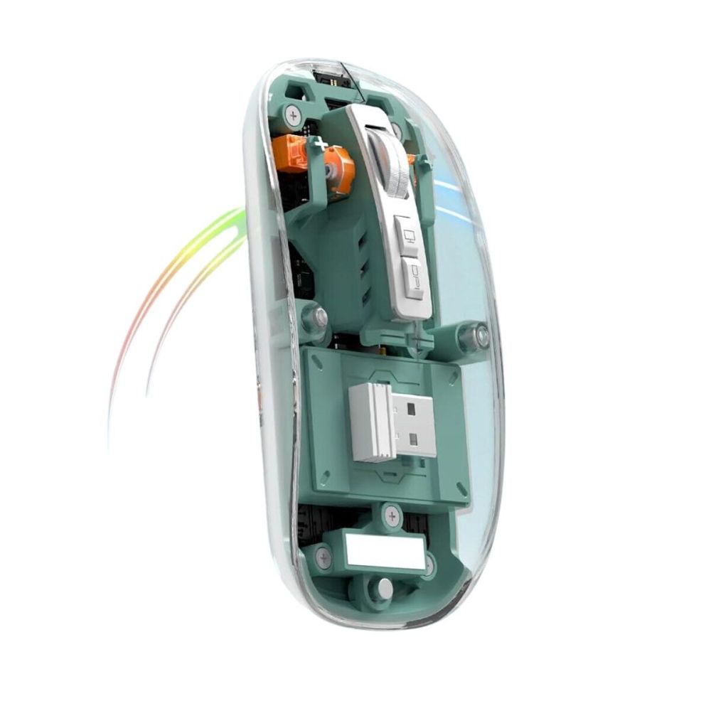 Çift Mod Bağlantılı Kablosuz Mouse Bluetooth ve USB Alıcılı