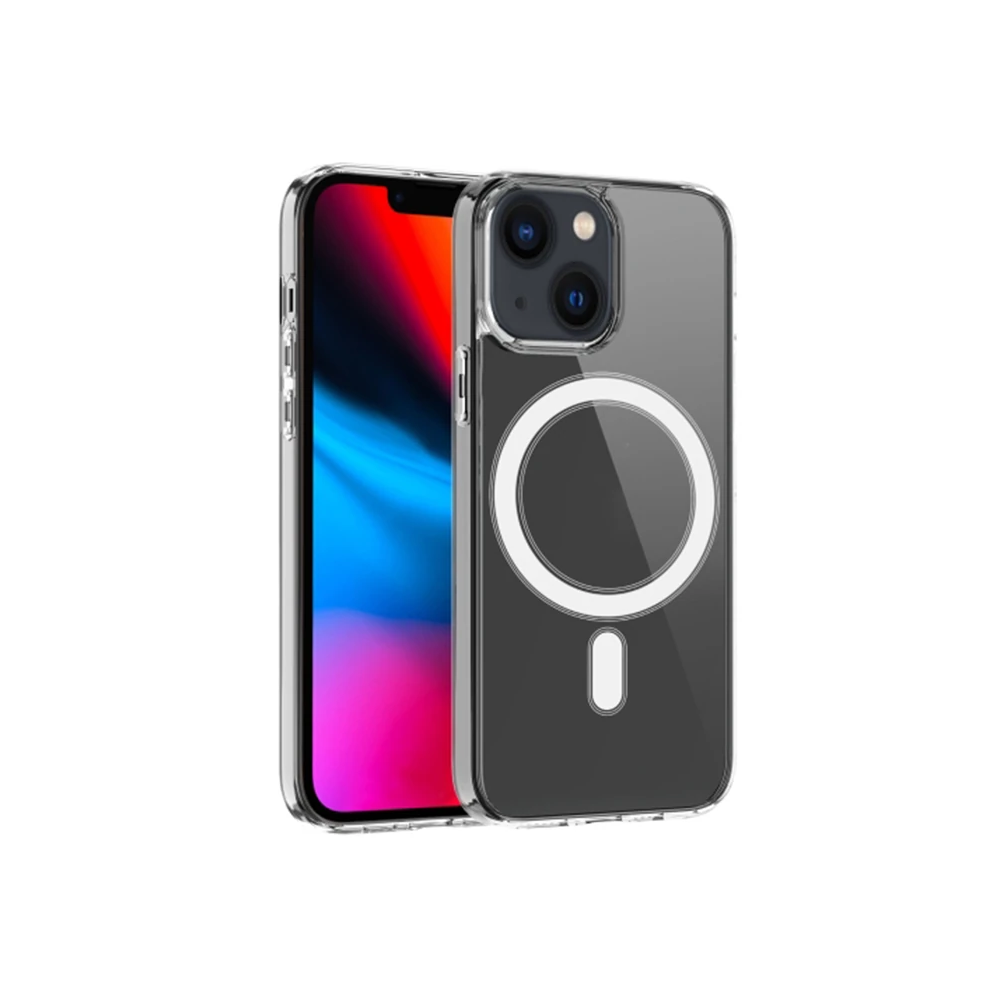 ALLY iPhone 14 6.1inç Magsafe Uyumlu Manyetik Sert Silikon Kılıf