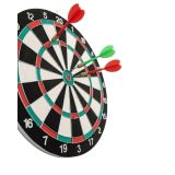 Kaliteli Ahşap 15 İnç Dart Tahtası Kolay Montajlı 4 Ok